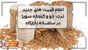 کنجاله سویا و ذرت در گونی